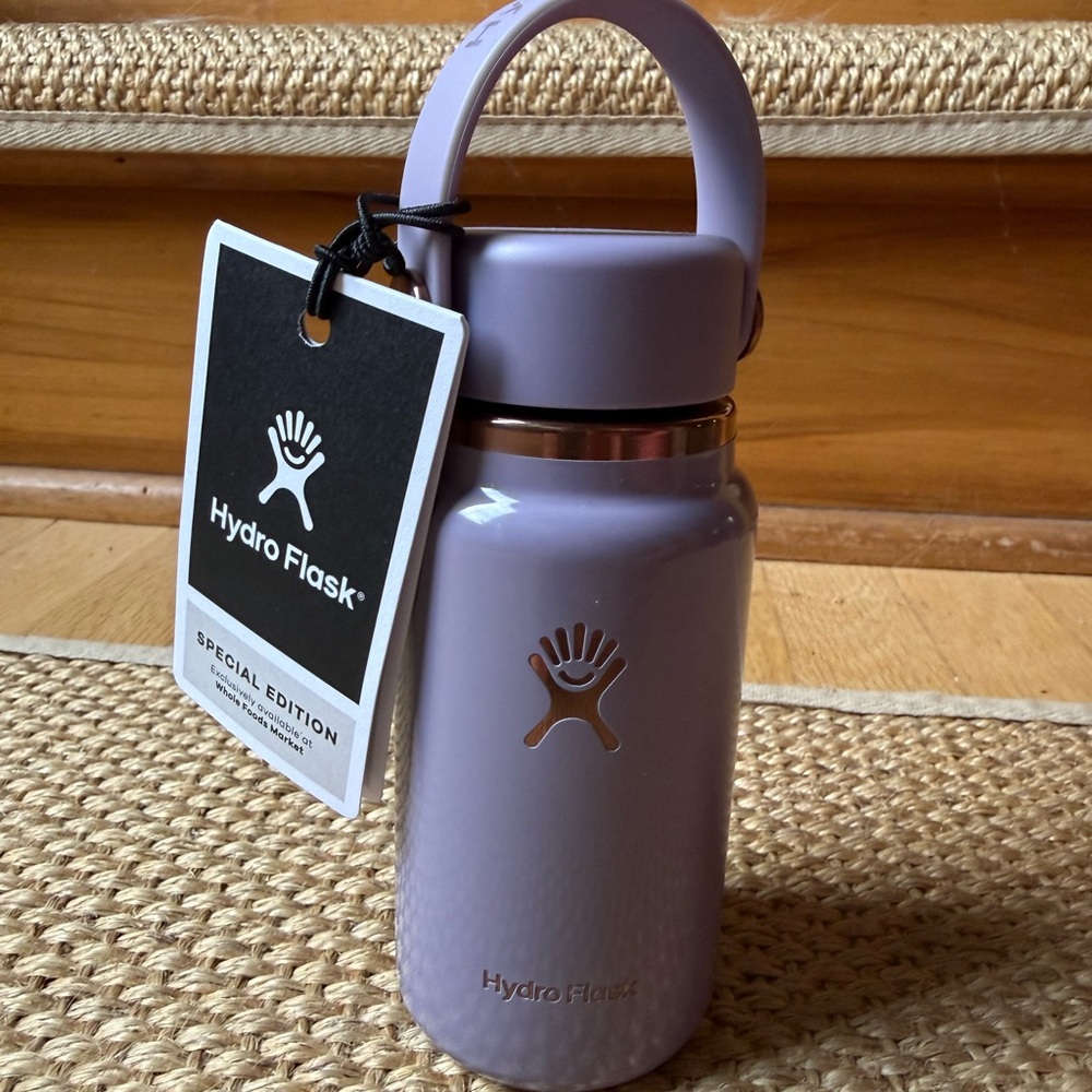NWT | Micro Hydro Mini Bottle Special Edition Purple & Vapor Rose Gold 6.7 oz